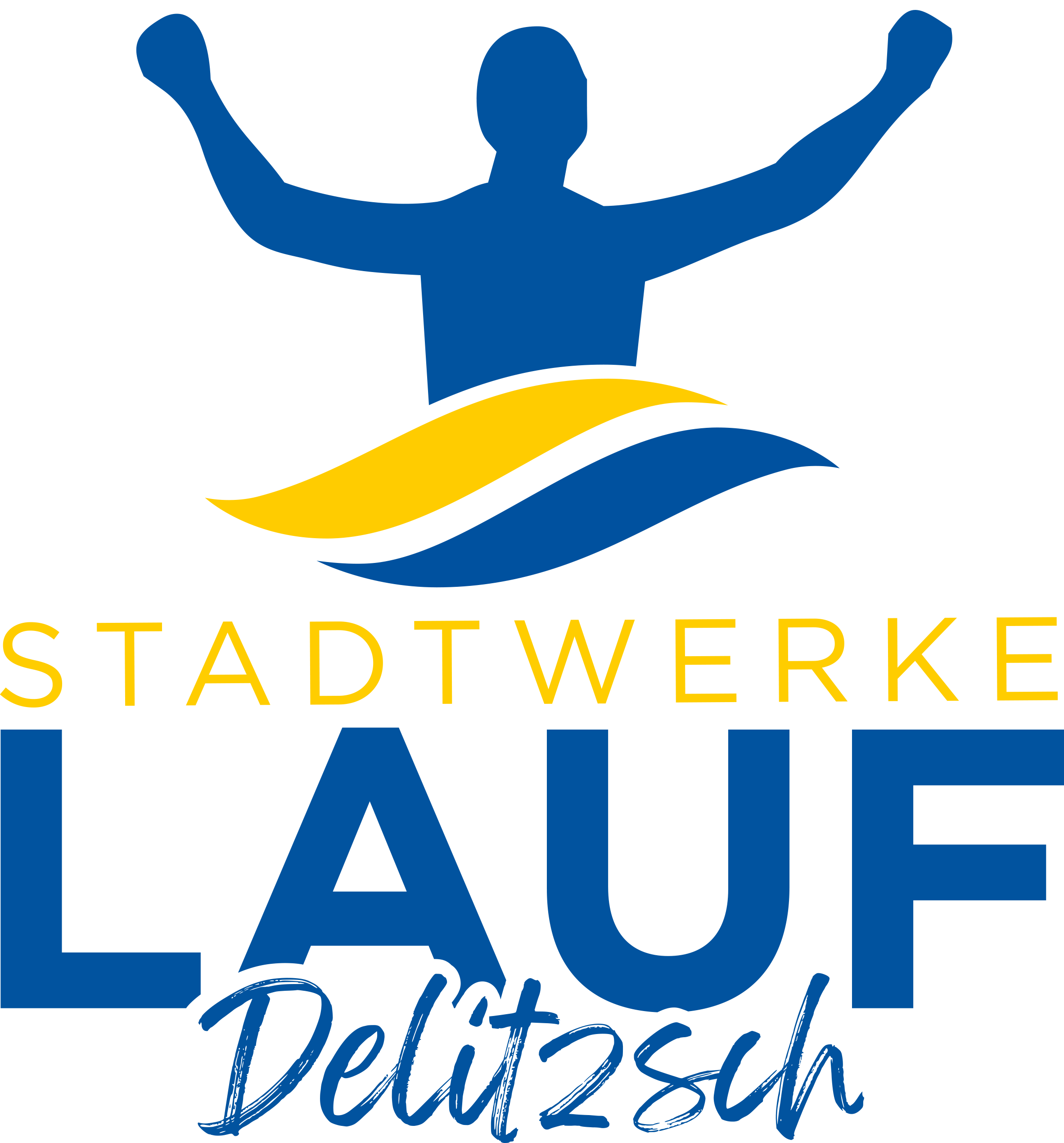 Stadtwerkelauf Delitzsch Logo